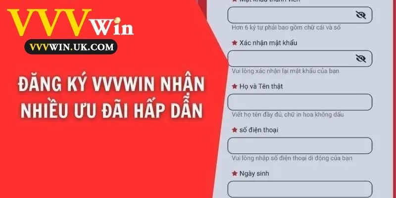 Tạo tài khoản Vvvwin để nhận ngay hàng loạt ưu đãi hấp dẫn