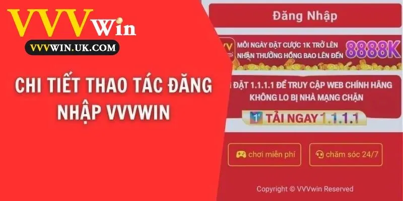 Hướng dẫn chi tiết cách thực hiện đăng nhập Vvvwin.